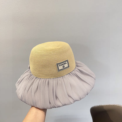 2025 Summer New  Pleated Irregular Fisherman Hat