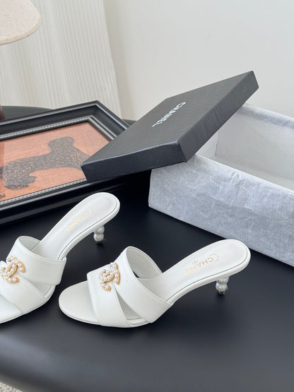 25 New Summer Mary Jane Pearl Slippers