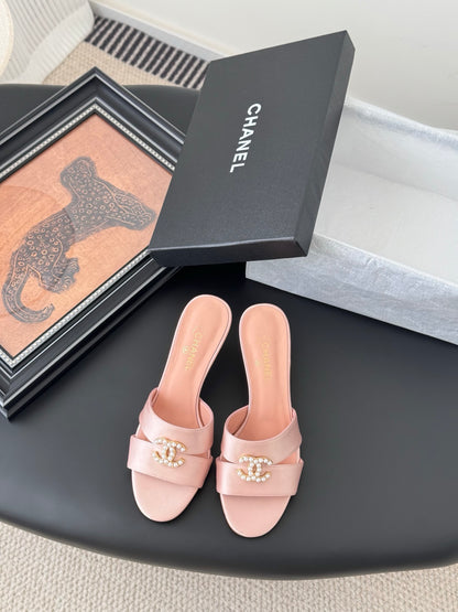 25 New Summer Mary Jane Pearl Slippers
