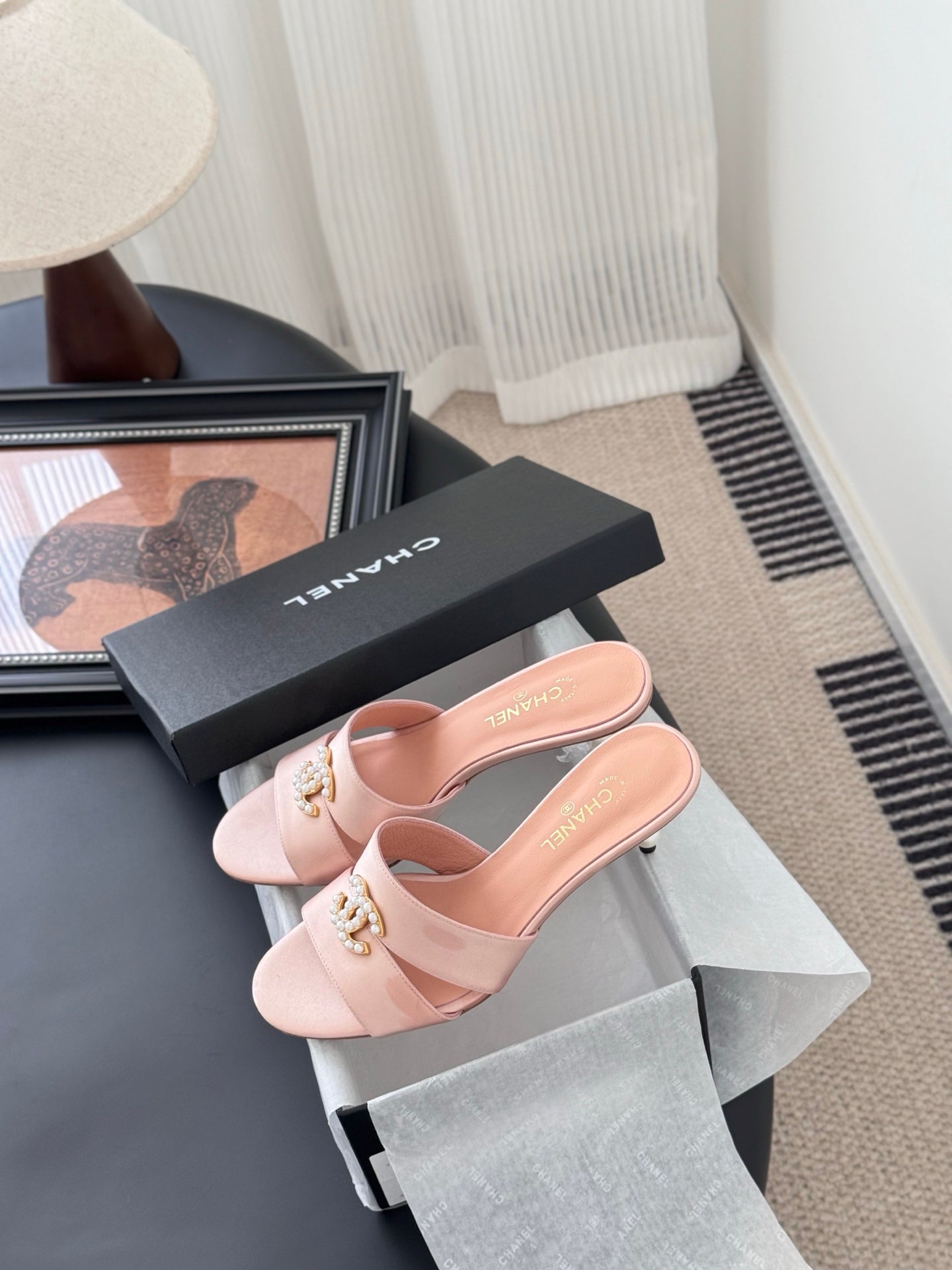 25 New Summer Mary Jane Pearl Slippers