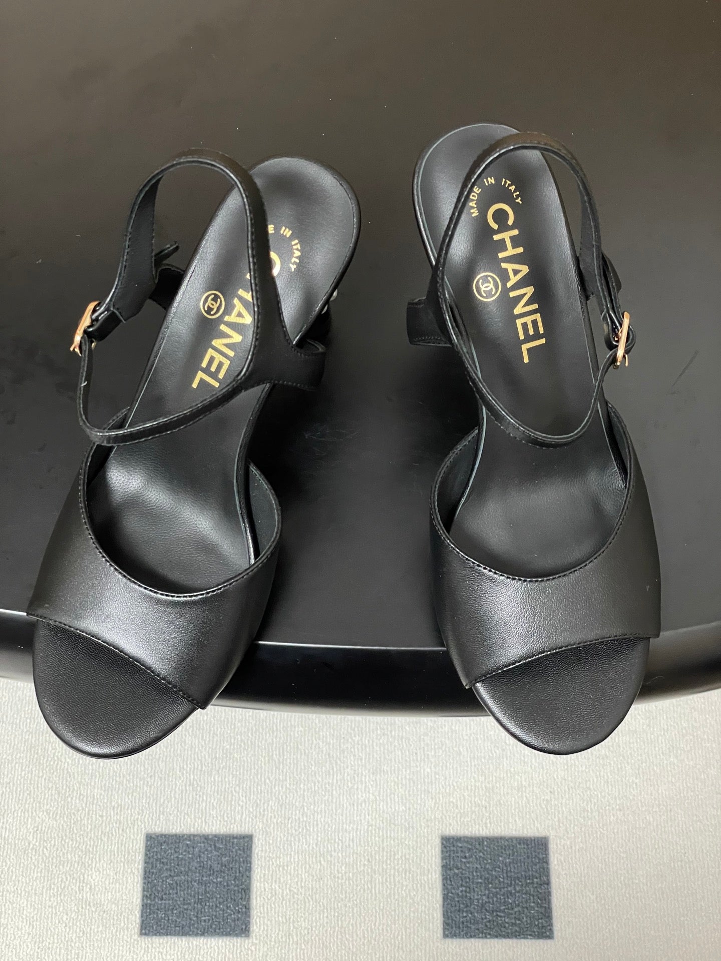 25s Spring and Summer New High Heels Buckle Pearl Heels
