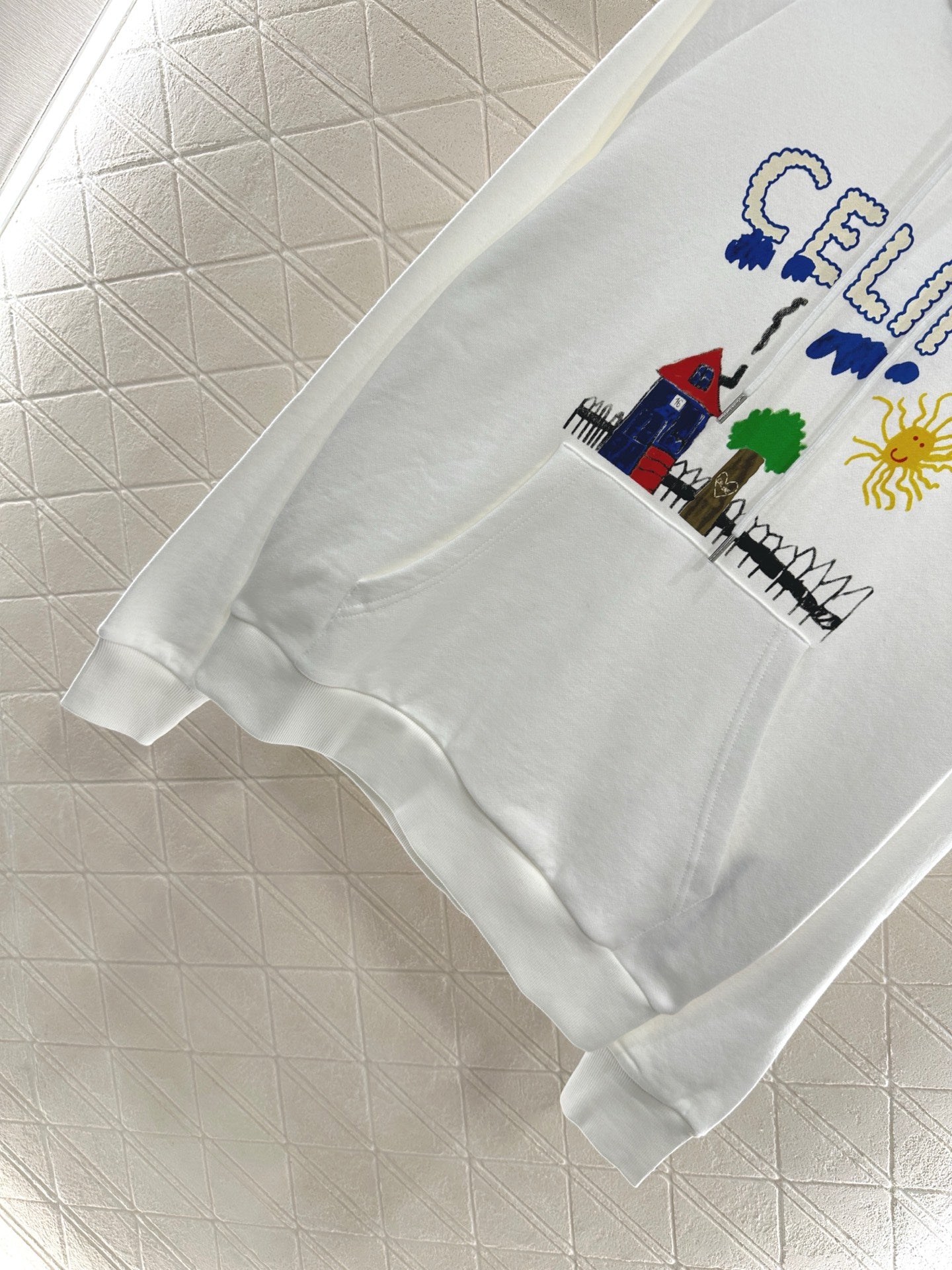 2025 Autumn New Printed Hooded Kids Sweatshirt