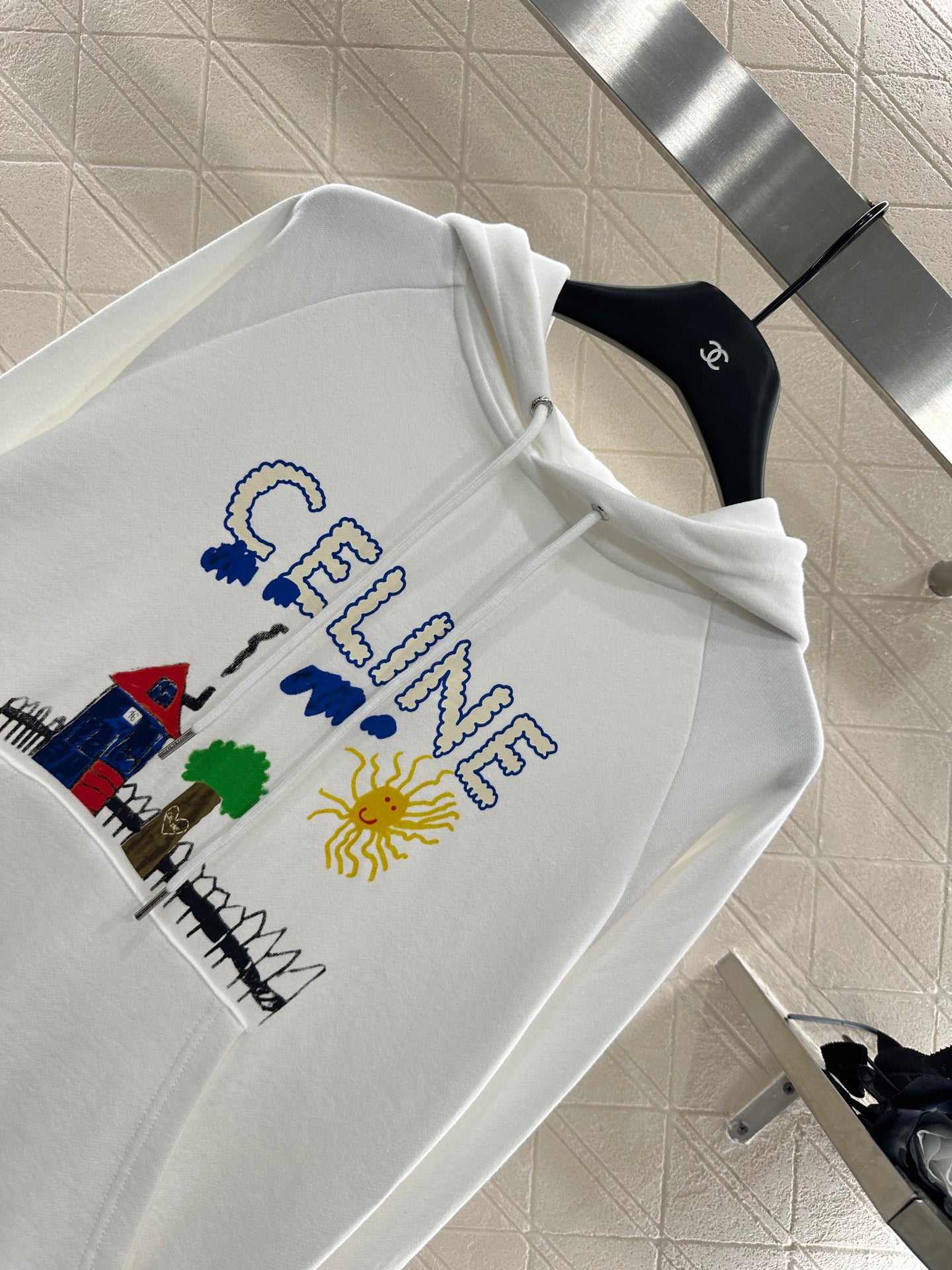 2025 Autumn New Printed Hooded Kids Sweatshirt