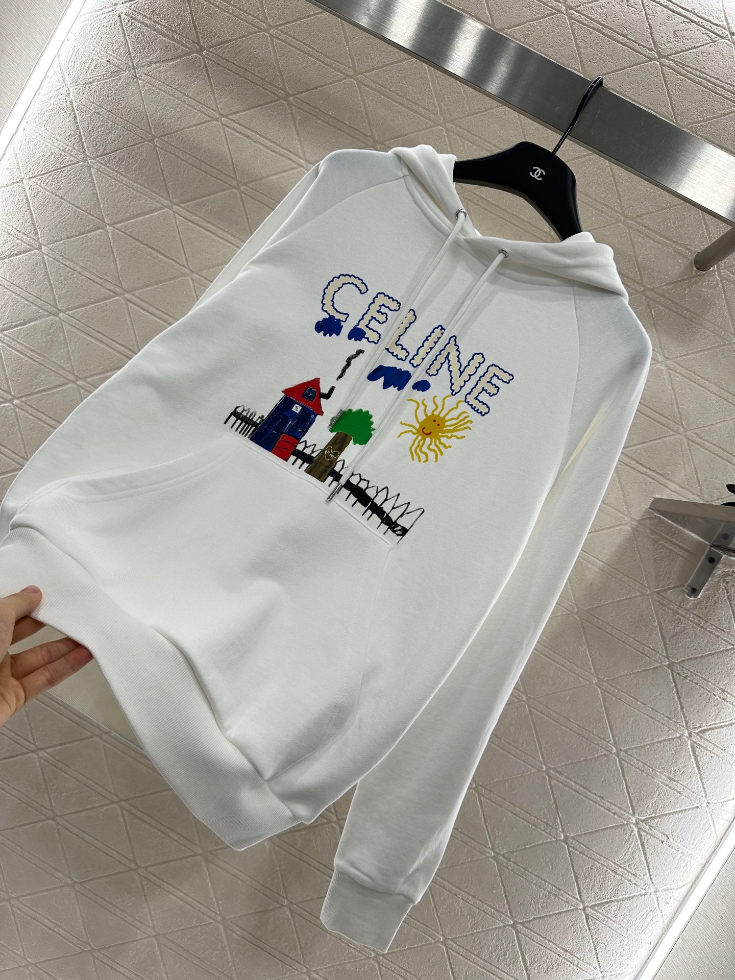 2025 Autumn New Printed Hooded Kids Sweatshirt