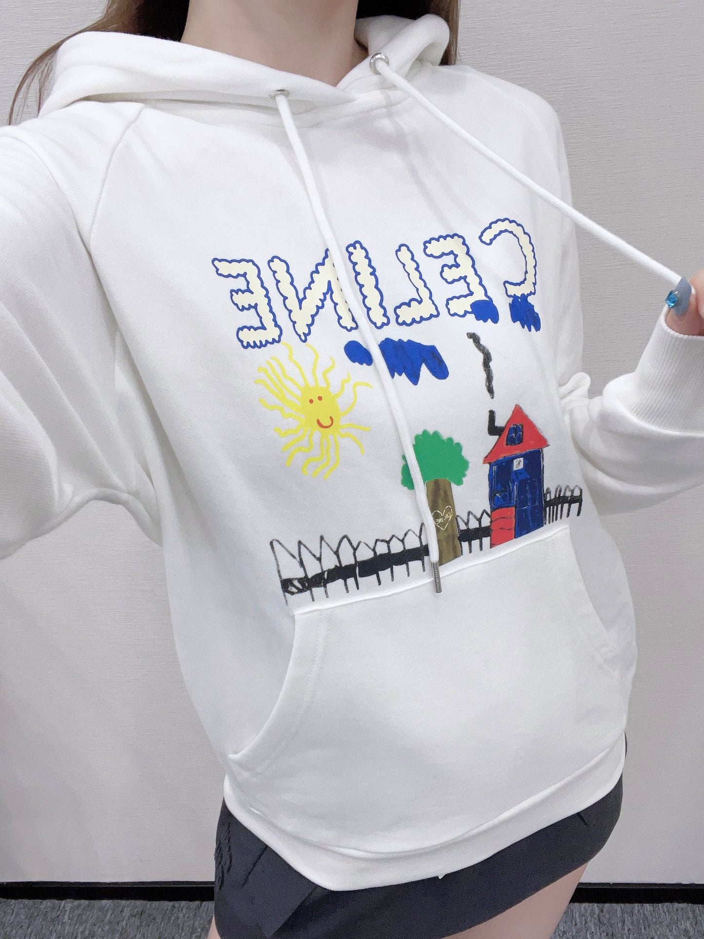 2025 Autumn New Printed Hooded Kids Sweatshirt