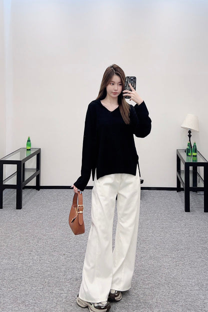 2025 Autumn New Arrivals Shawl Collar Knitted Sweater