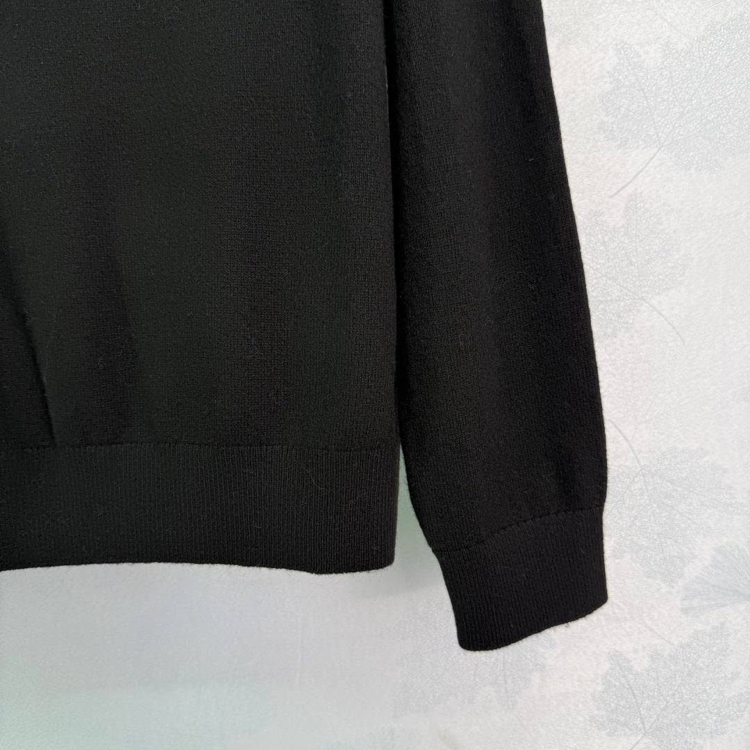 25 New autumn heavy beaded round neck sweater