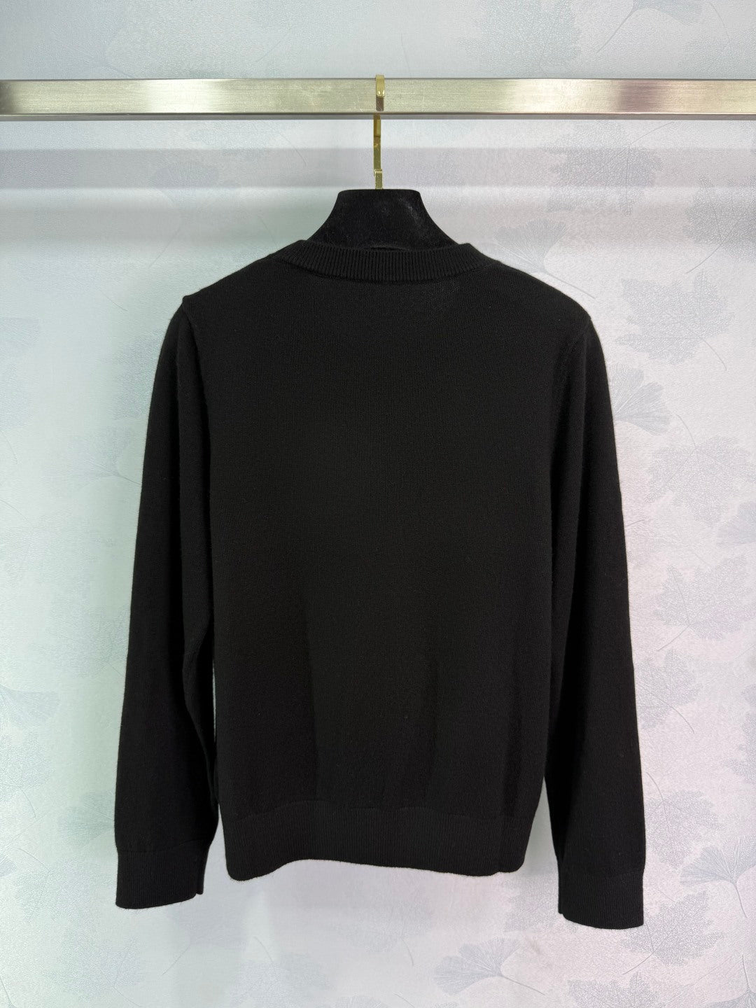 25 New autumn heavy beaded round neck sweater