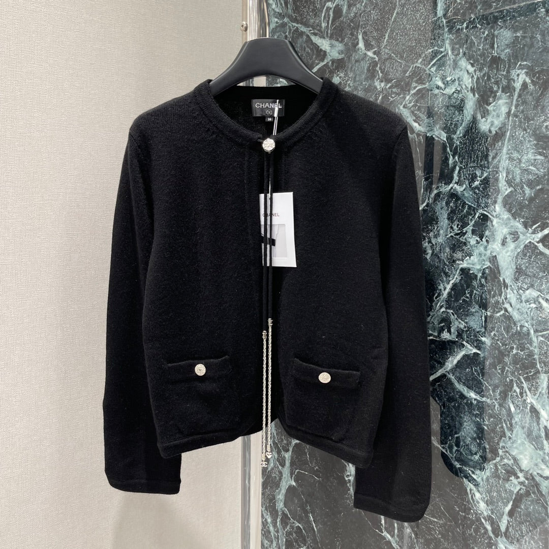 C 25 Early Fall New Lace-up Knitted Cardigan