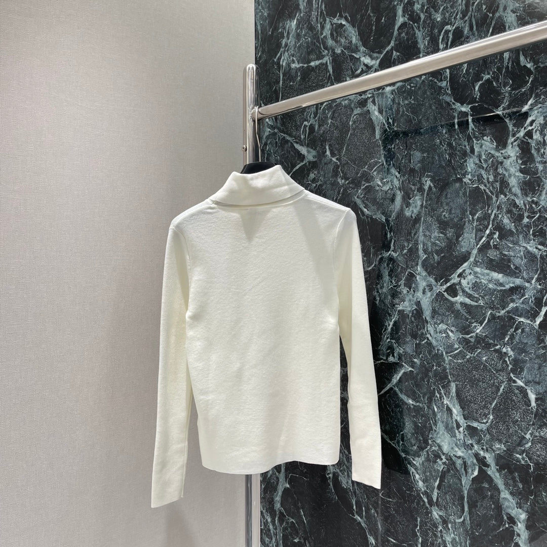 CE 25 Early Fall New High Neck Knit Long Sleeves