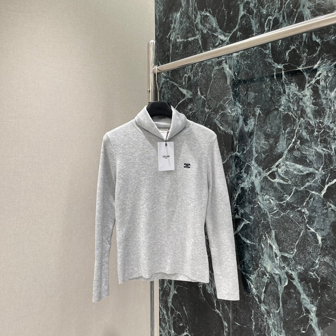 CE 25 Early Fall New High Neck Knit Long Sleeves