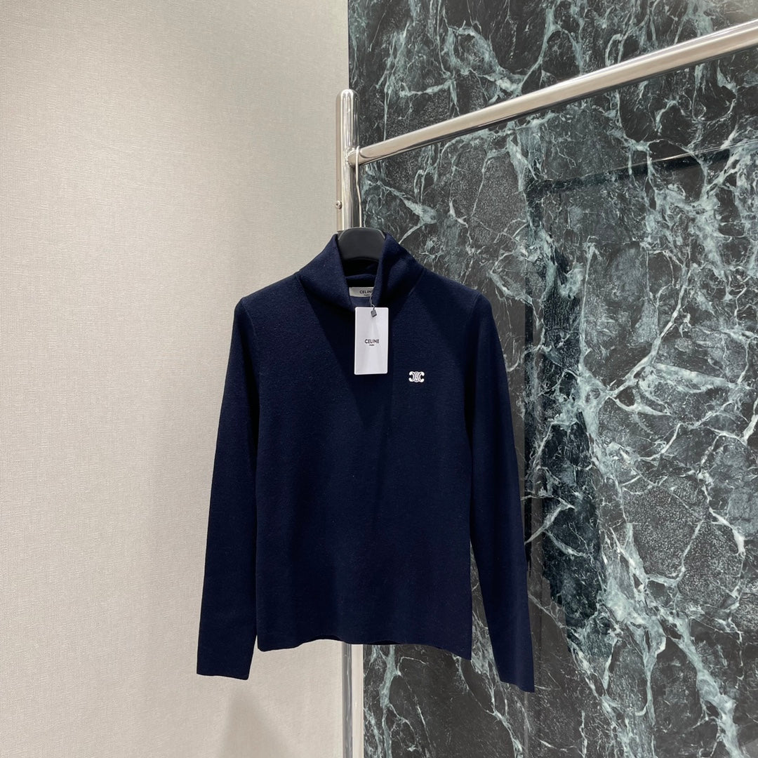 CE 25 Early Fall New High Neck Knit Long Sleeves