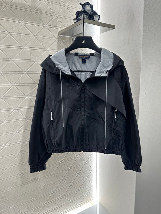 2025 Herbst Neue Jacquardjacke mit Kapuze 