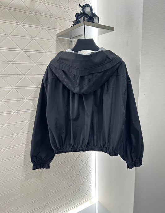 2025 Herbst Neue Jacquardjacke mit Kapuze 