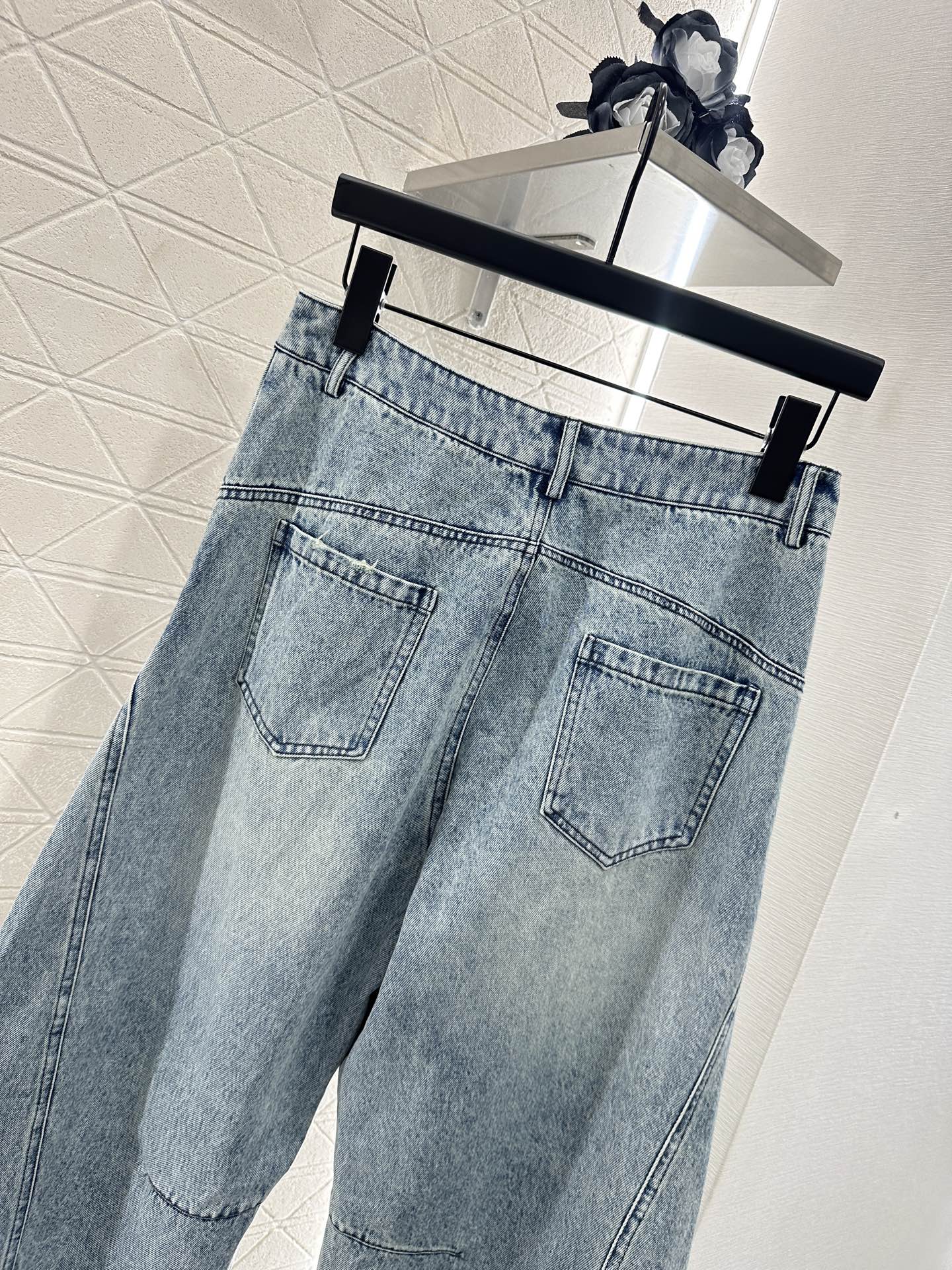 2025 Autumn New Ripped loose-fitting Machete jeans