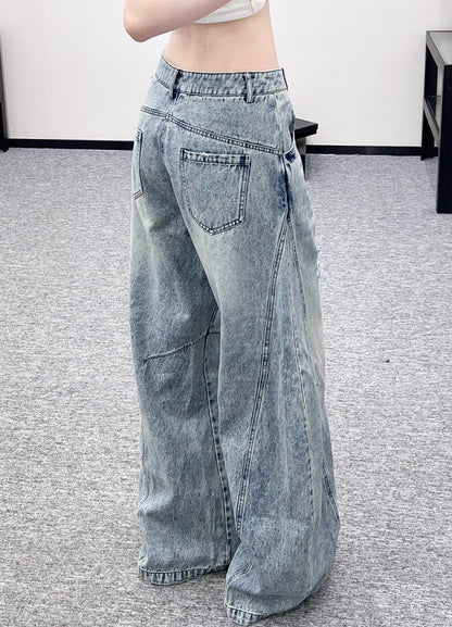 2025 Autumn New Ripped loose-fitting Machete jeans