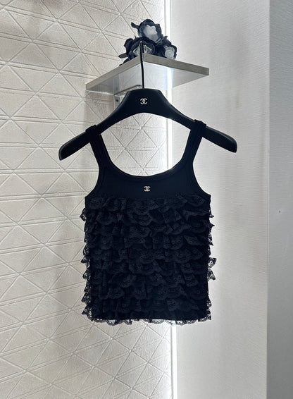 2025 Autumn New Lace knitted camisole