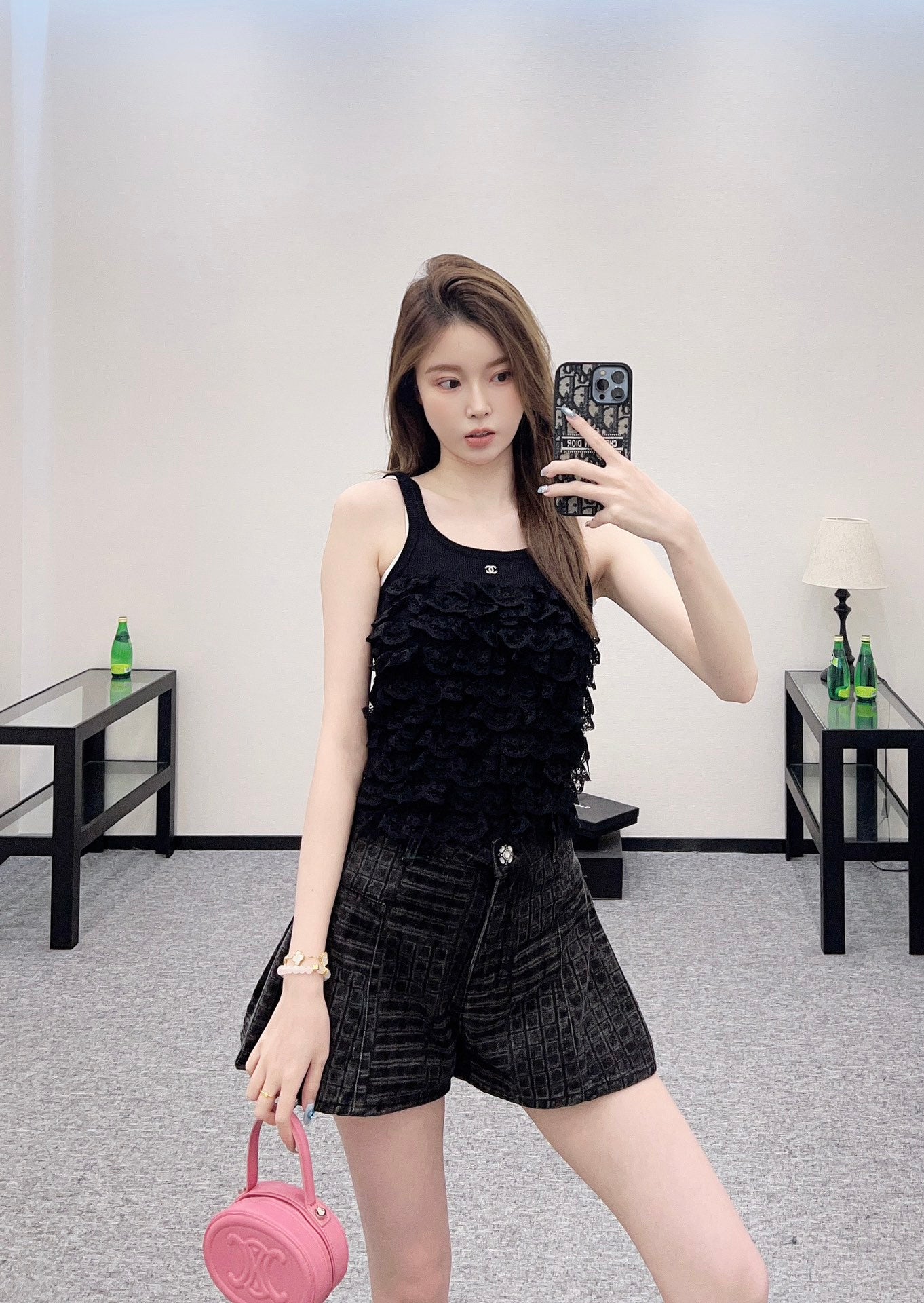 2025 Autumn New Lace knitted camisole