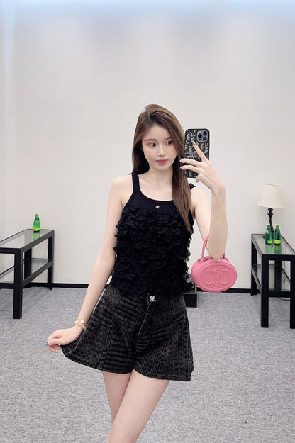 2025 Autumn New Lace knitted camisole