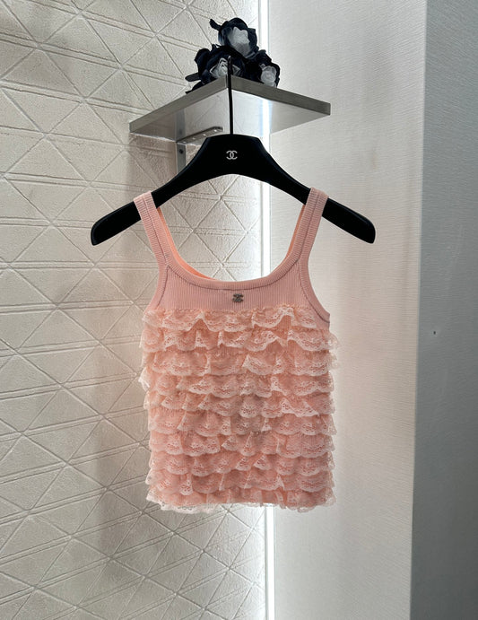 2025 Autumn New Lace knitted camisole