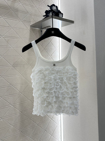 2025 Autumn New Lace knitted camisole