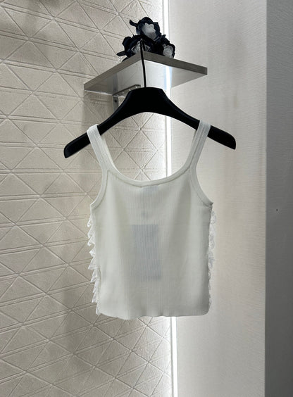 2025 Autumn New Lace knitted camisole