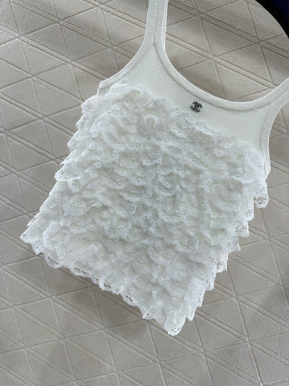 2025 Autumn New Lace knitted camisole