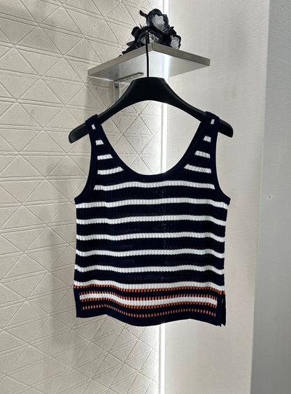 2025 Autumn New Striped knitted vest