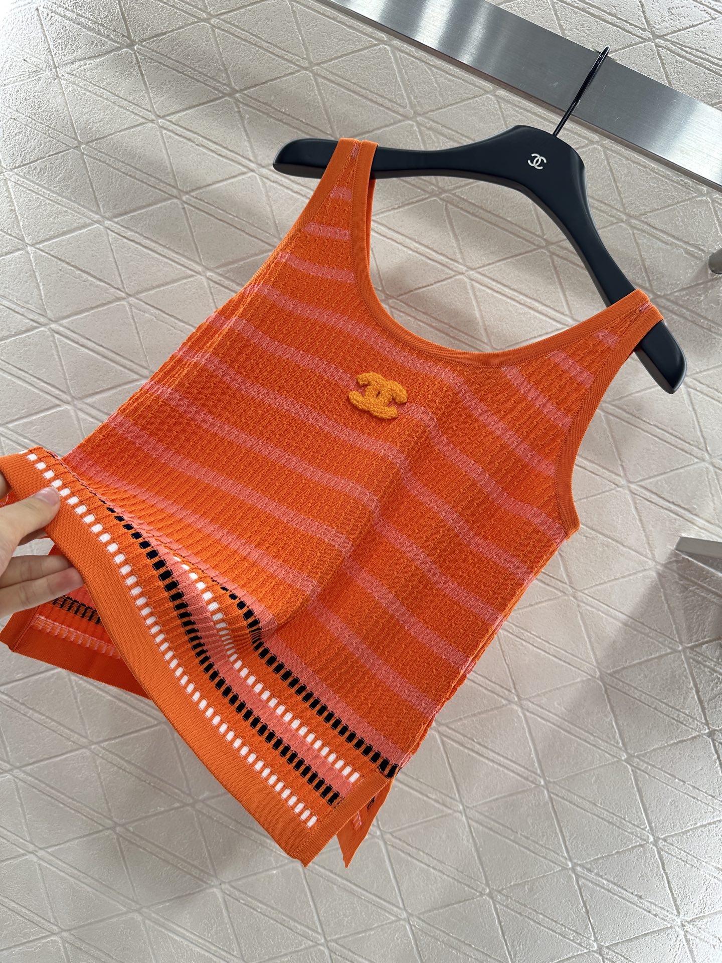2025 Autumn New Striped knitted vest