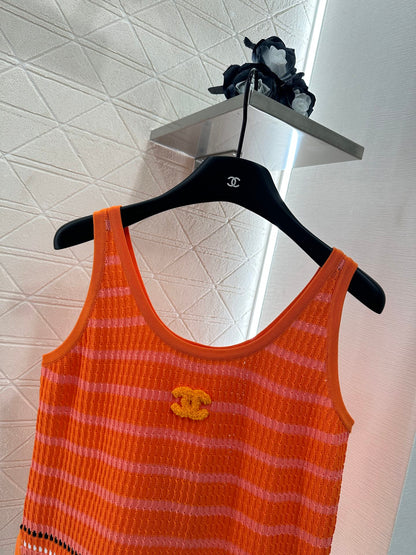 2025 Autumn New Striped knitted vest