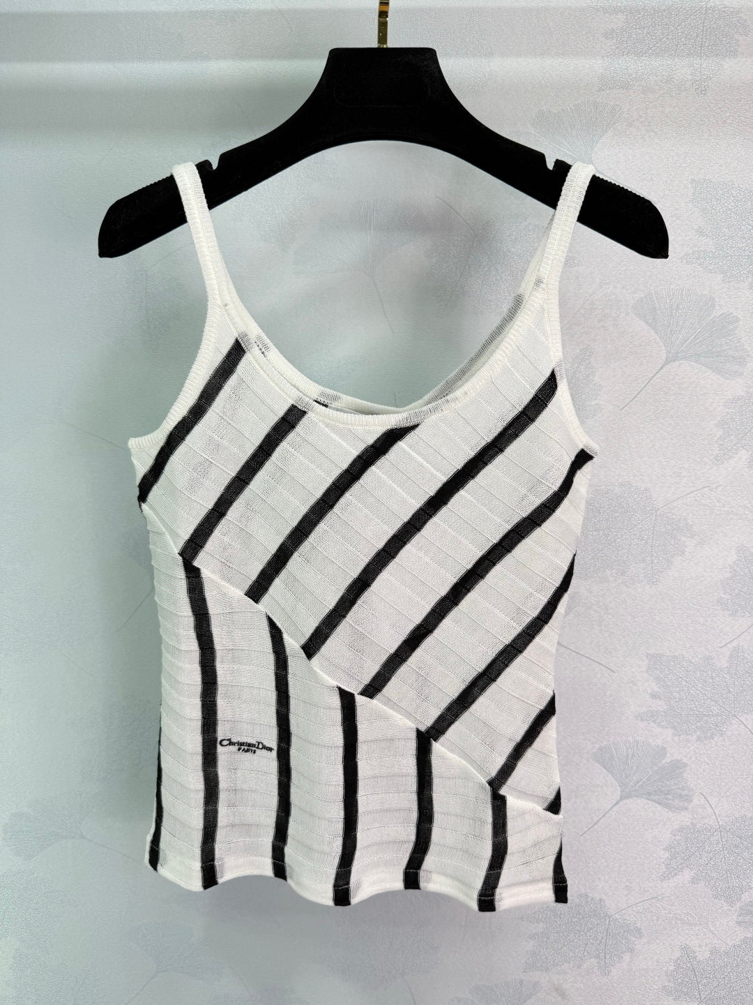 2025 Autumn New Diagonal striped knitted suspenders
