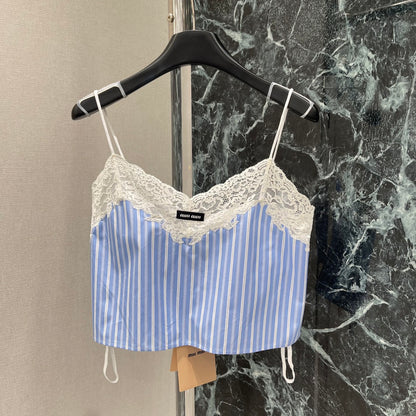 M 25 Early Fall New Lace Tank Top