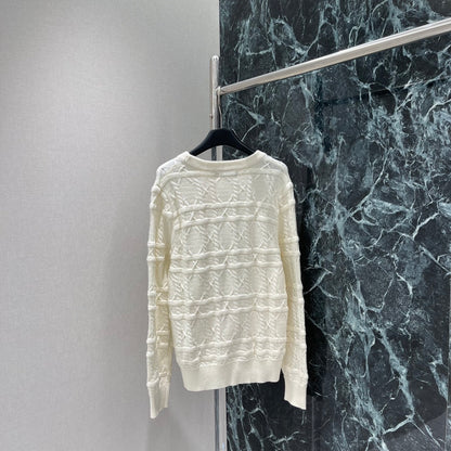 D 25 Early Fall New Round Neck Raglan Pullover Sweater