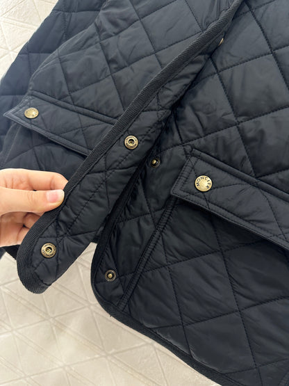 2025 Autumn New Arrival Diamond Lapel Down Cotton Jacket