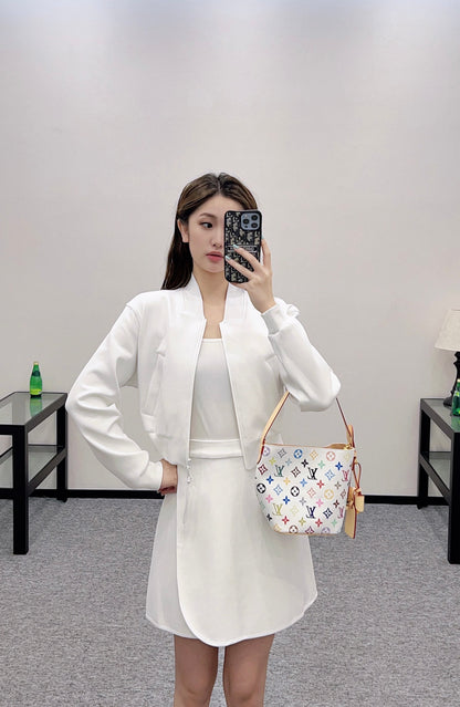 2025 Autumn New Short Jacket Coat Skirt Suit