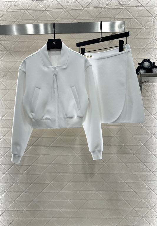 2025 Autumn New Short Jacket Coat Skirt Suit