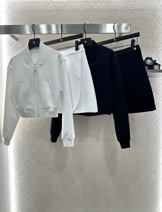 2025 Autumn New Short Jacket Coat Skirt Suit