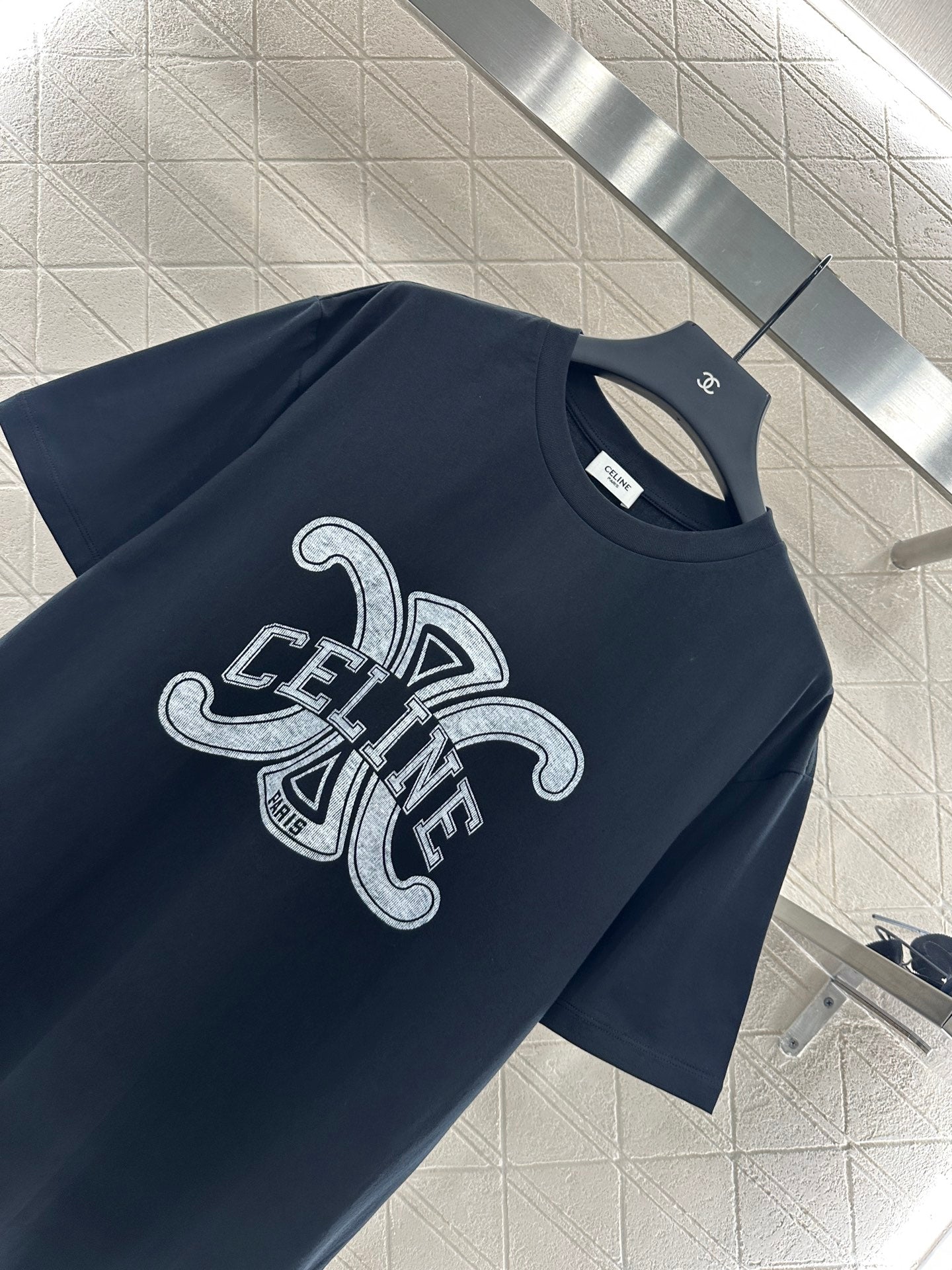 2025 Autumn New Round Neck Letter Print Tee