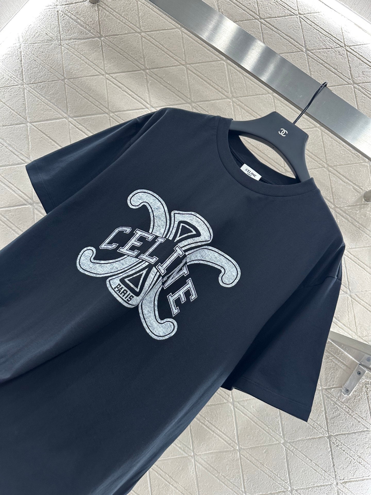 2025 Autumn New Round Neck Letter Print Tee