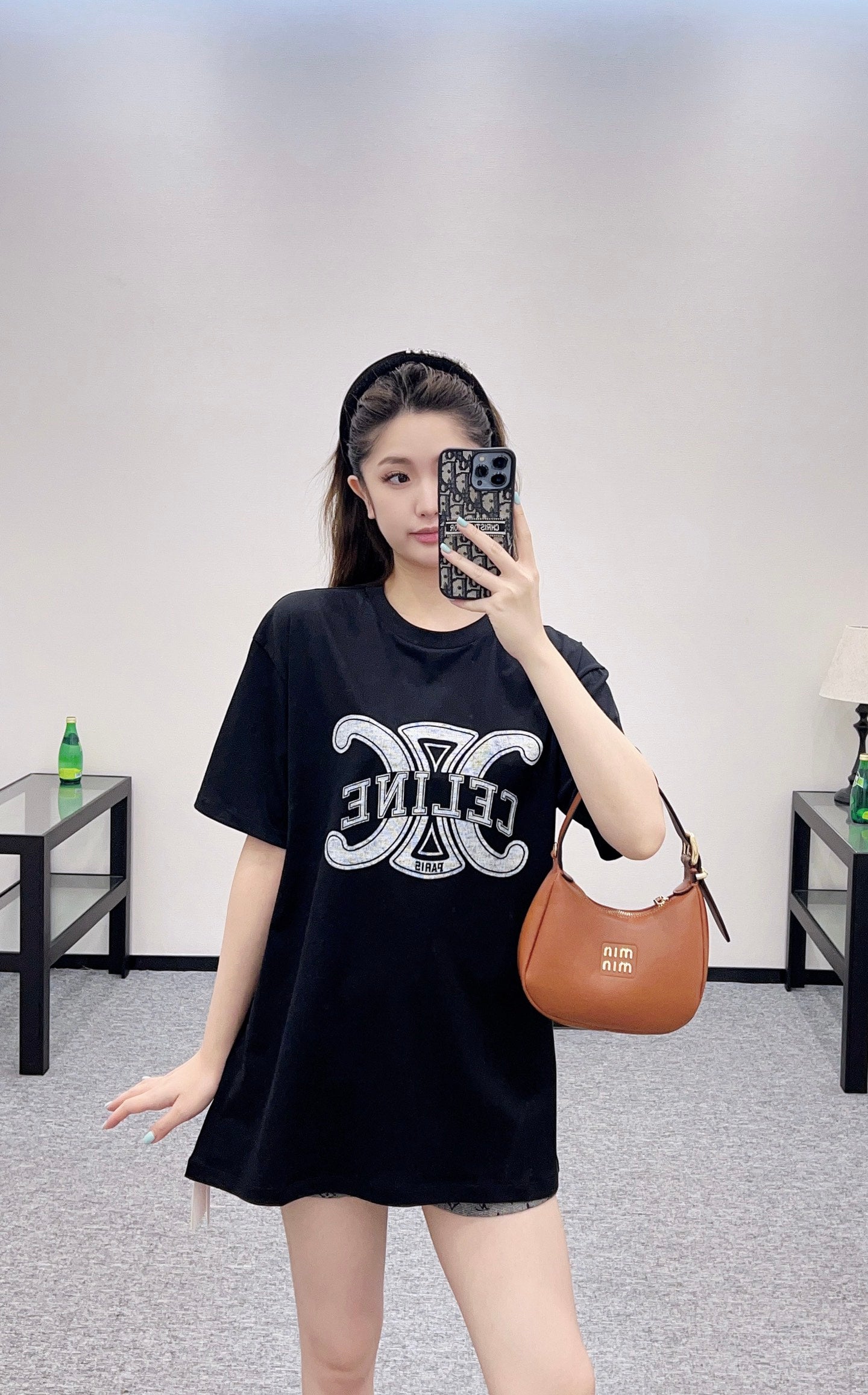 2025 Autumn New Round Neck Letter Print Tee