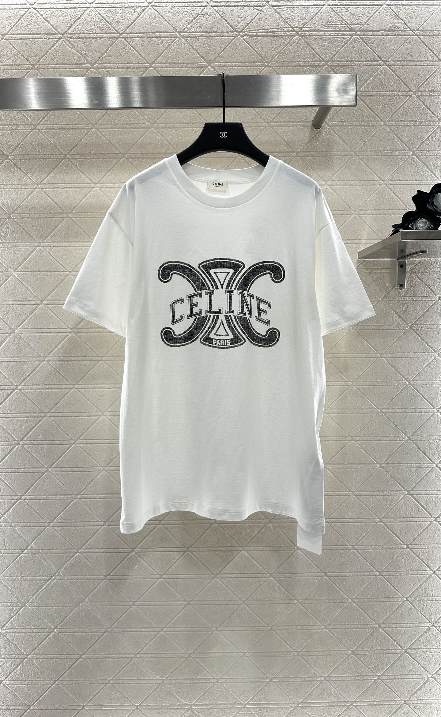 2025 Autumn New Round Neck Letter Print Tee