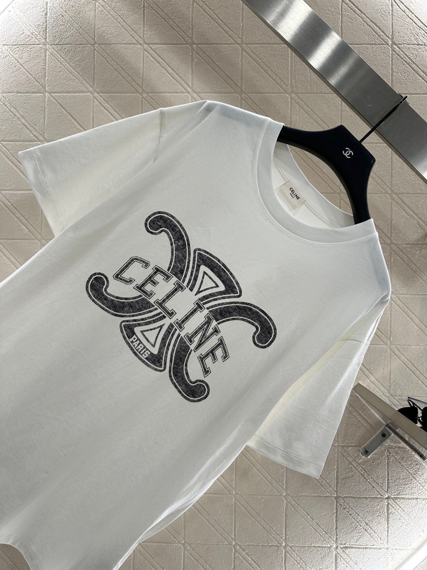 2025 Autumn New Round Neck Letter Print Tee