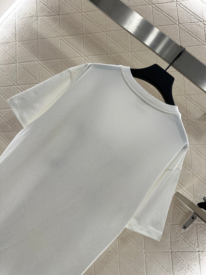 2025 Autumn New Round Neck Letter Print Tee