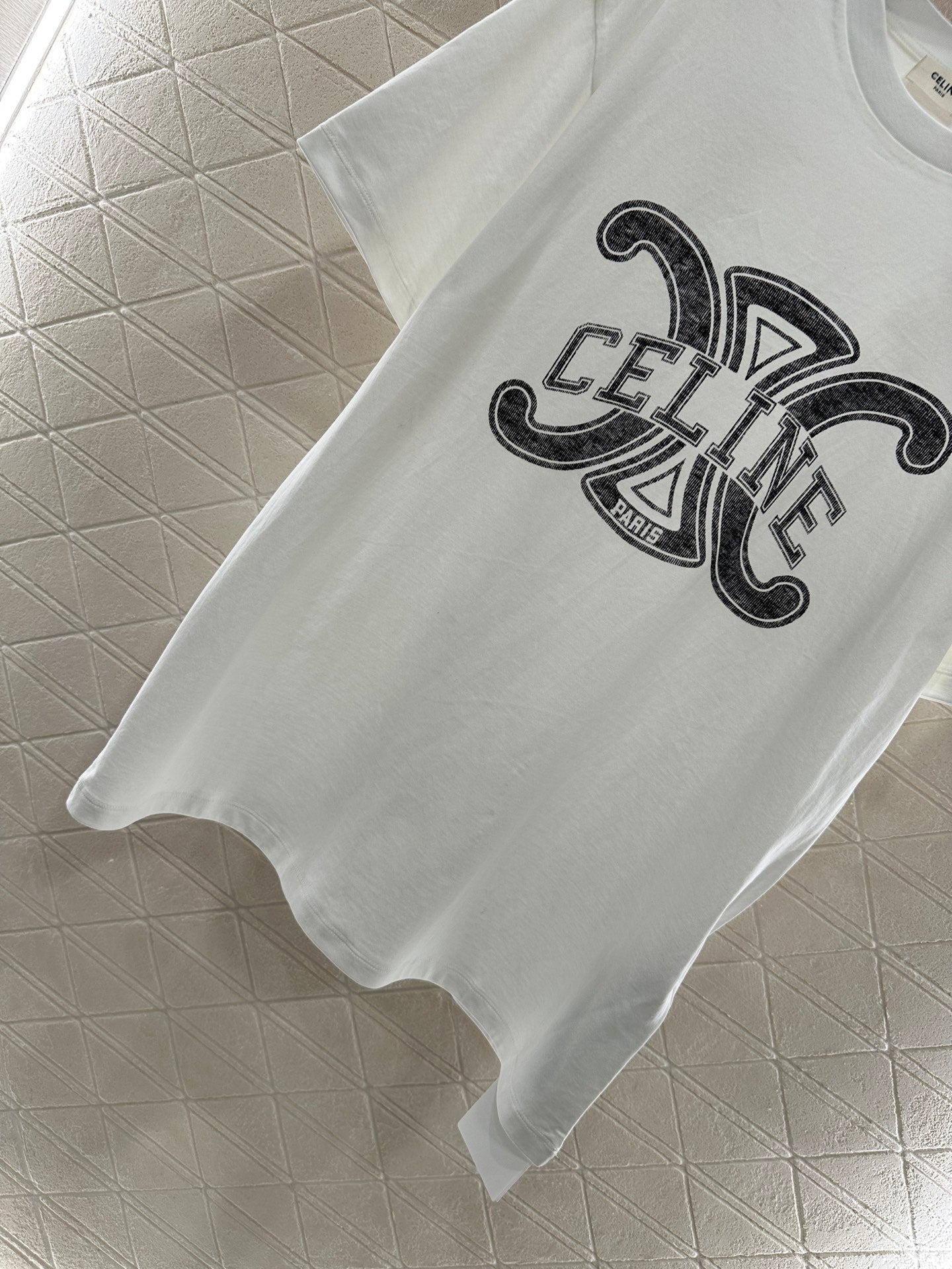 2025 Autumn New Round Neck Letter Print Tee