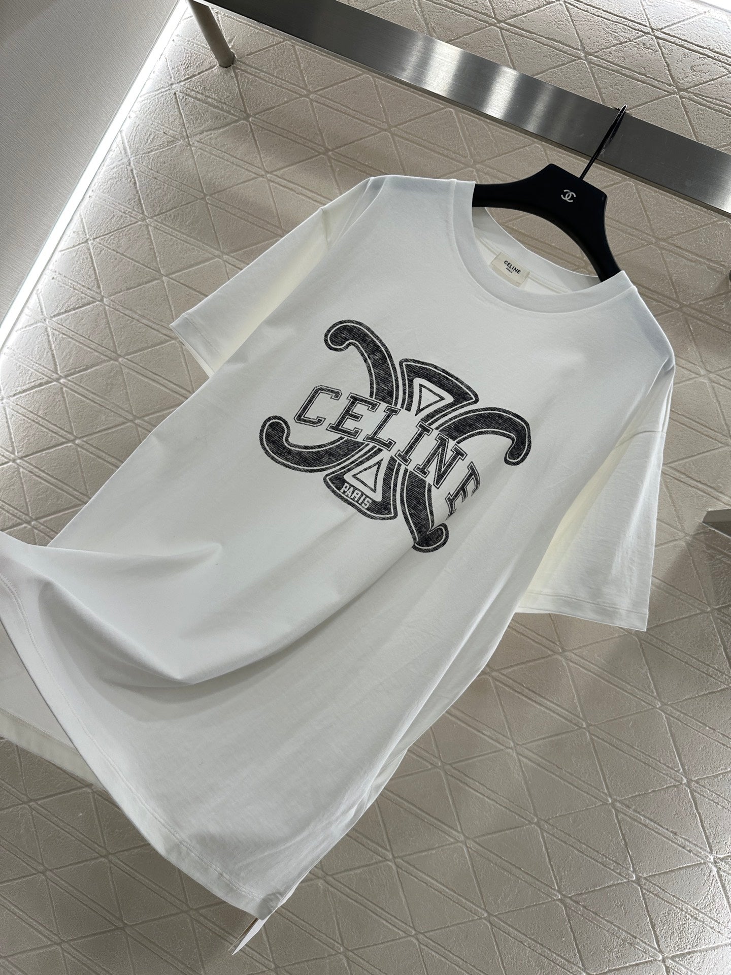 2025 Autumn New Round Neck Letter Print Tee