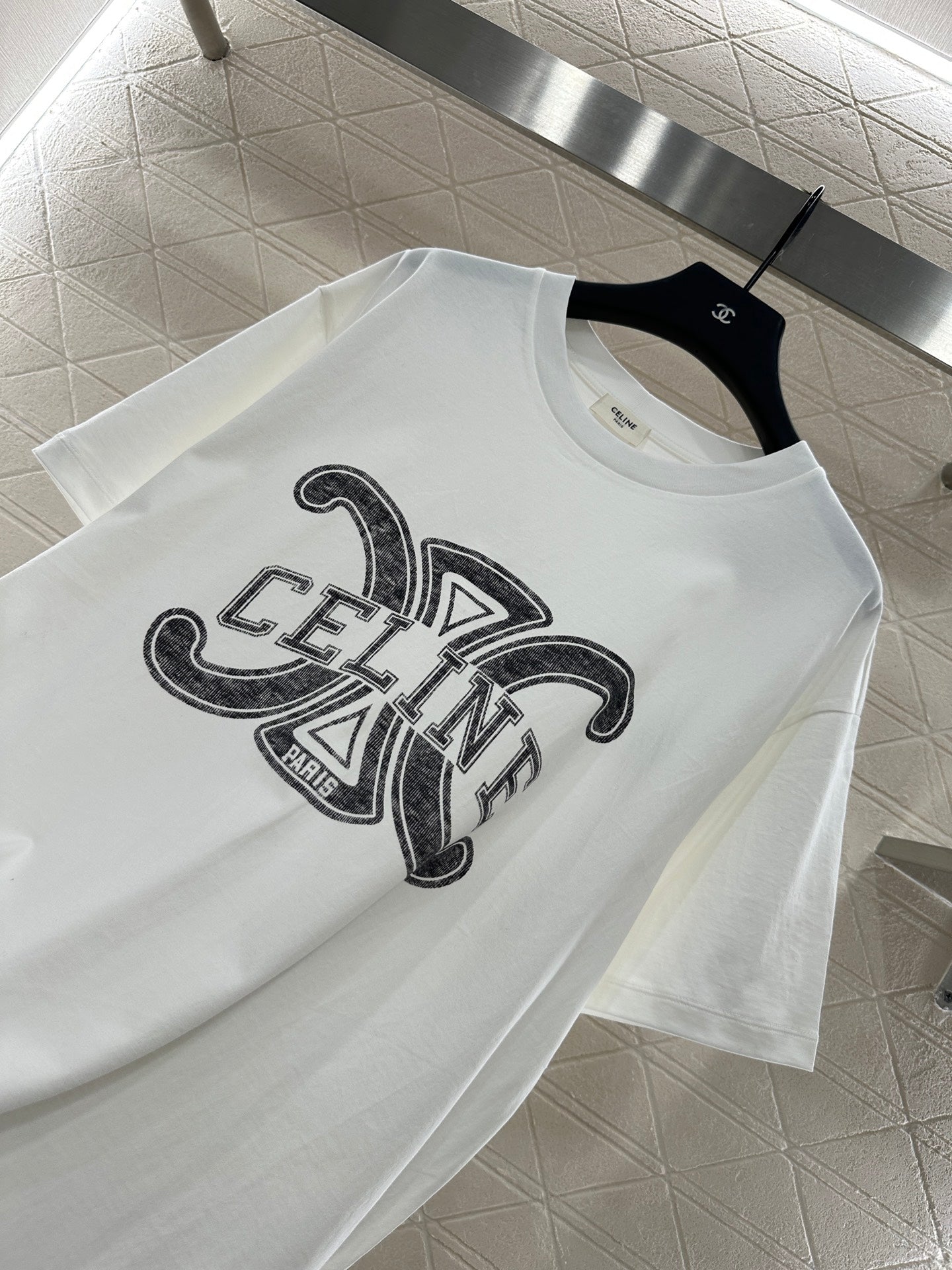2025 Autumn New Round Neck Letter Print Tee