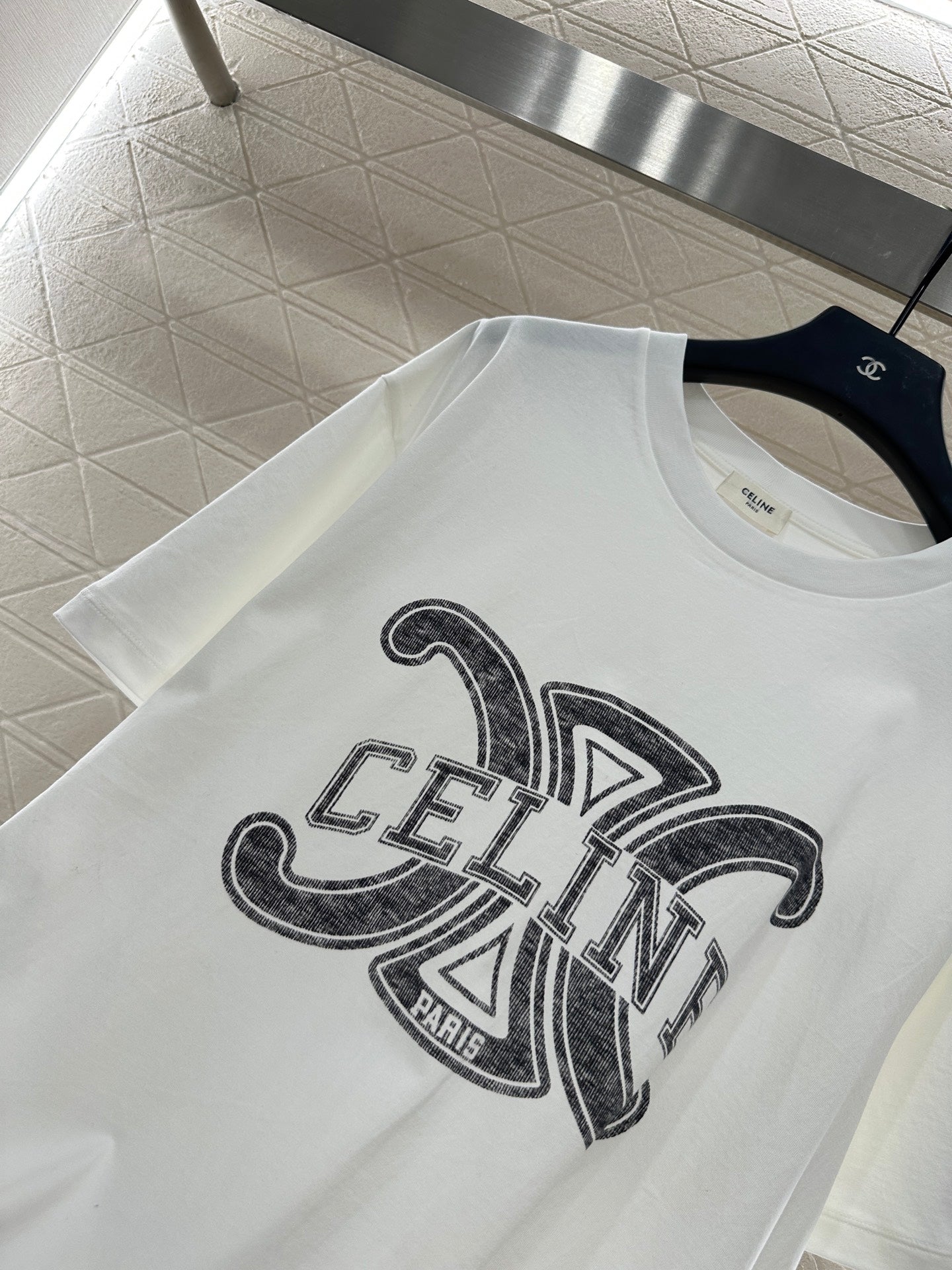 2025 Autumn New Round Neck Letter Print Tee
