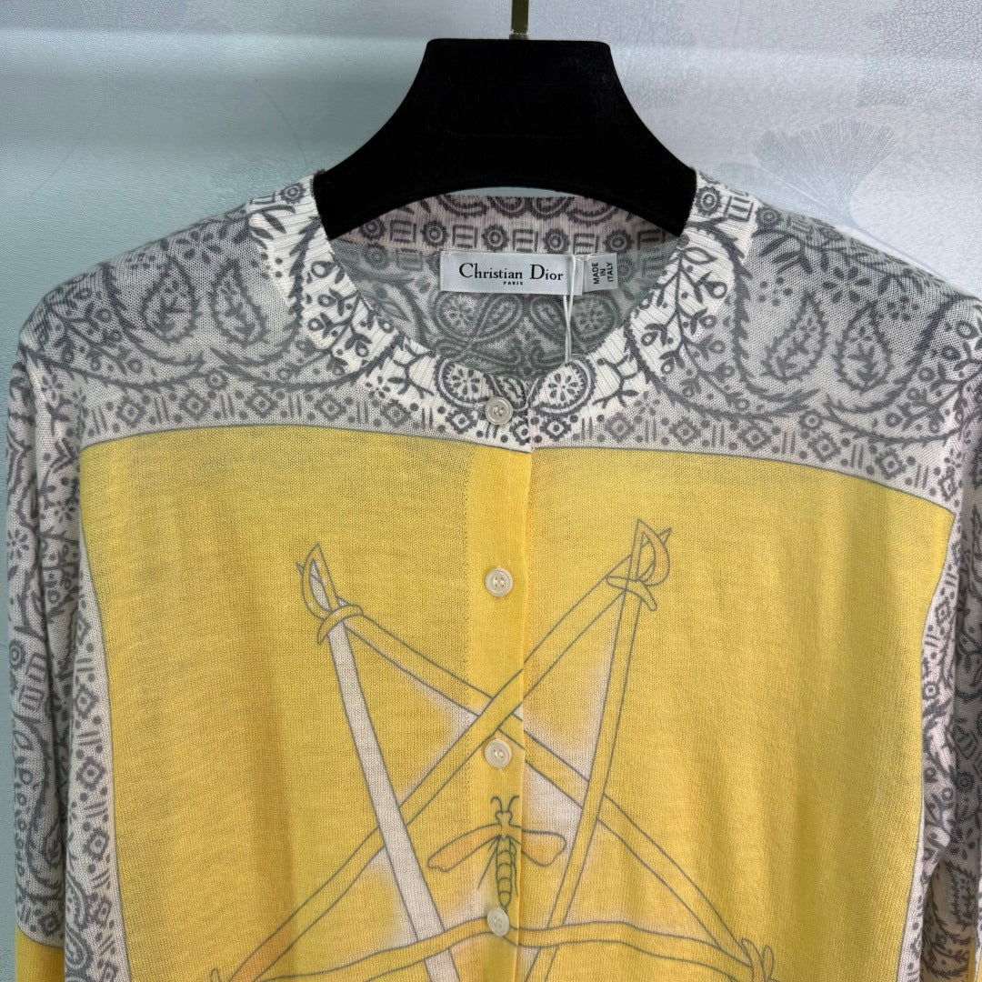 2025 Early Autumn New Five-pointed Star Knitted Long-sleeved Cardigan