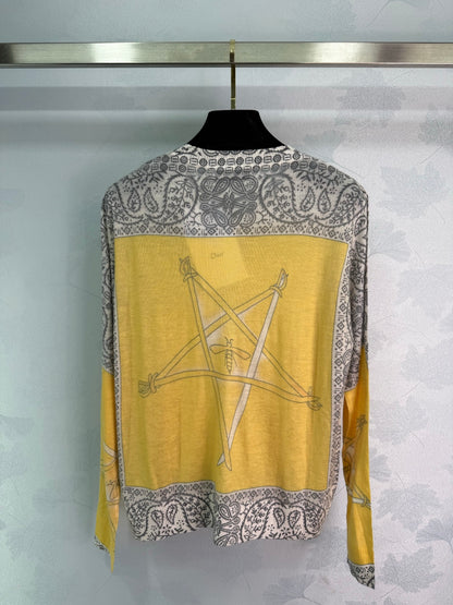 2025 Early Autumn New Five-pointed Star Knitted Long-sleeved Cardigan