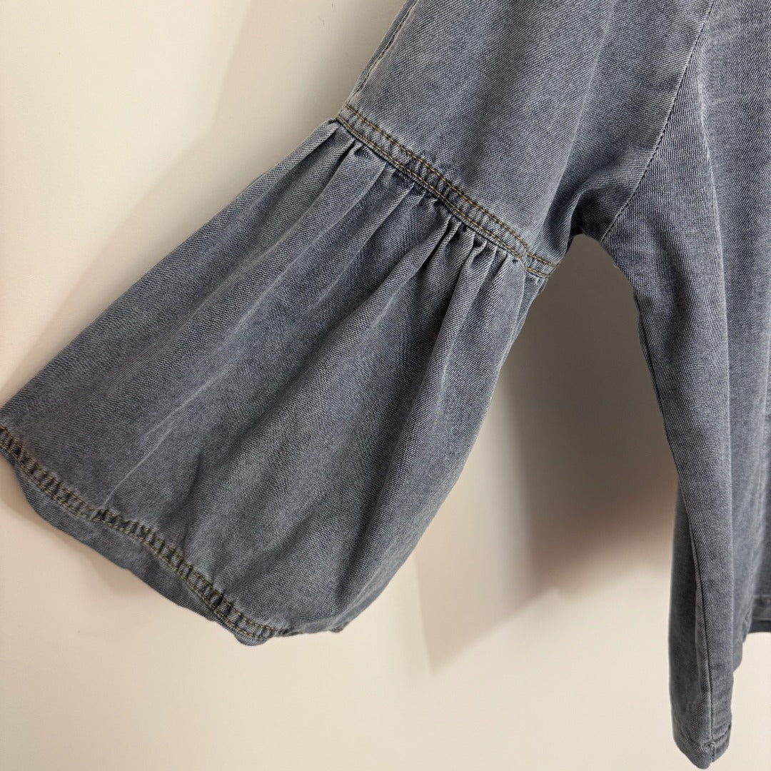 25 Early Autumn New Denim Top Skirt Set